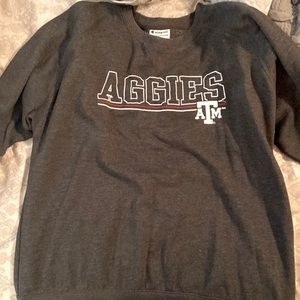 Champion Athletic Wear Texas Aggies Embroidered Long Sleeve Sweatshirt